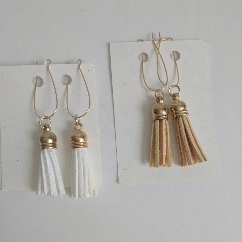 Leather Tassel Earring Bundle